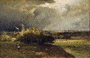 George Inness The Coming Storm France oil painting artist